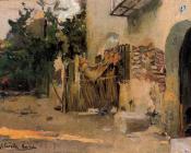 A farmhouse in Valencia - 华金·索罗利亚·巴斯蒂达